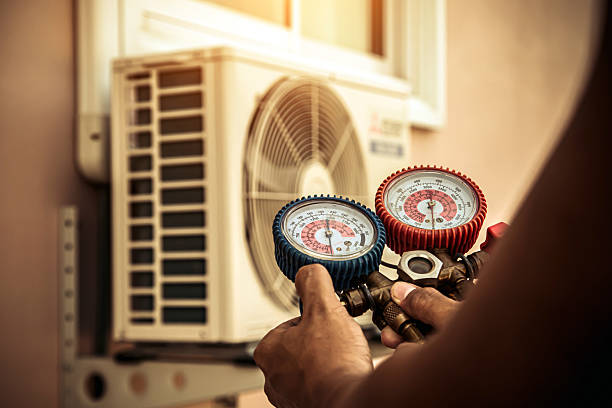Professional Hvac Installation technician working in Fall River, MA